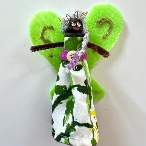 Handmade Fairy Queen Clothespin Doll